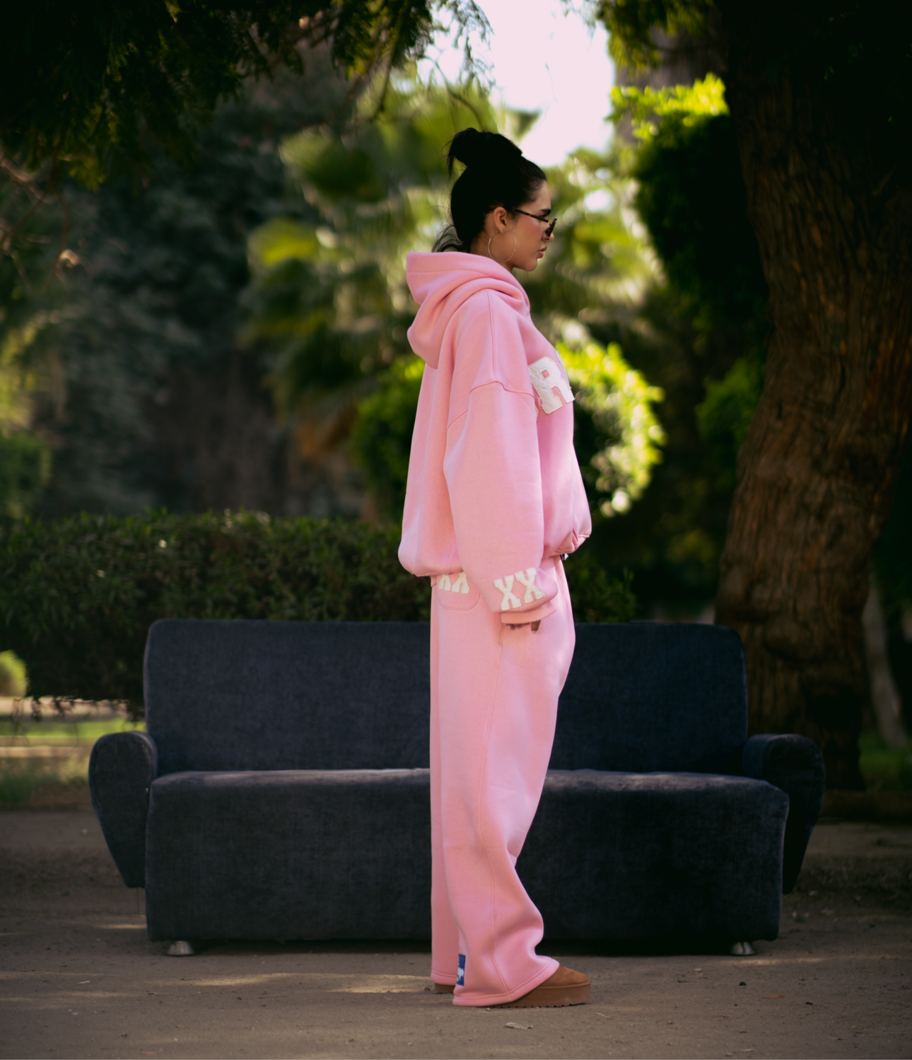 Origins pink hoodie