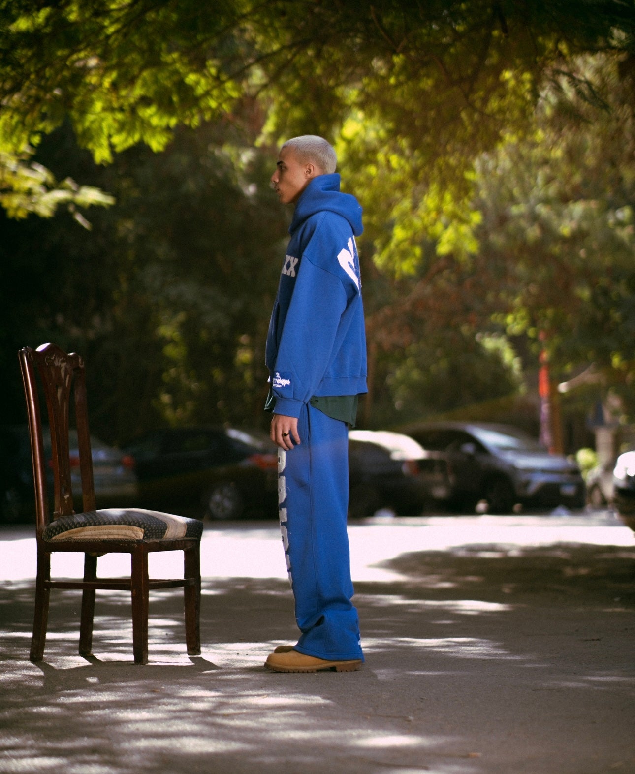 Origins blue hoodie