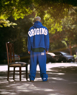 Origins blue hoodie