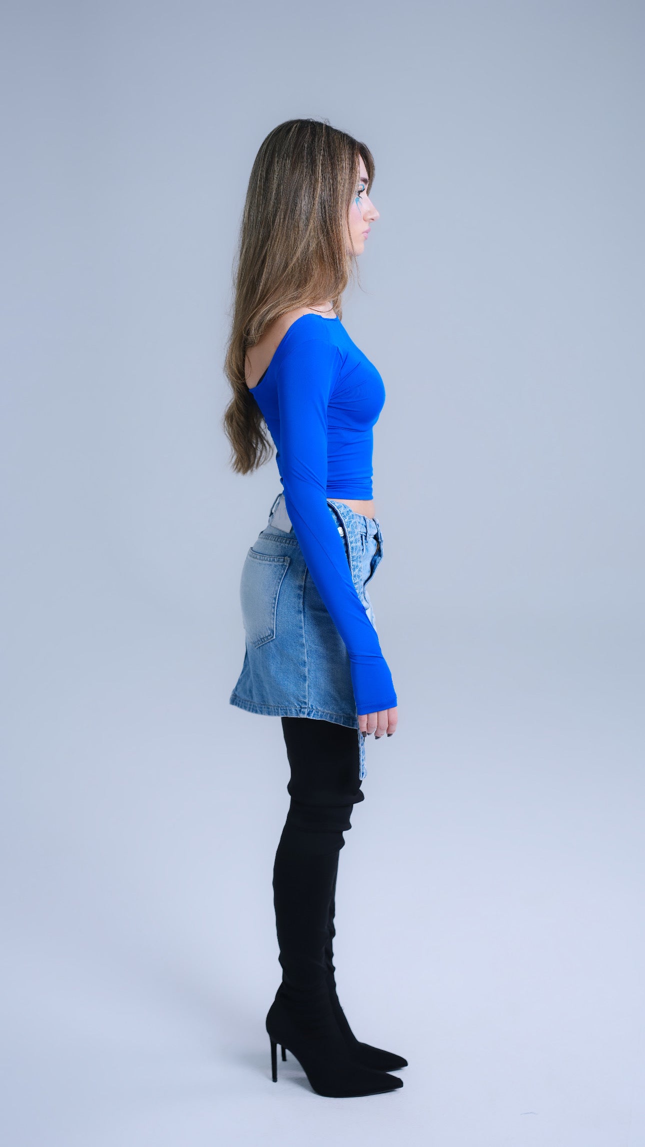 drop II backless long sleeves BL