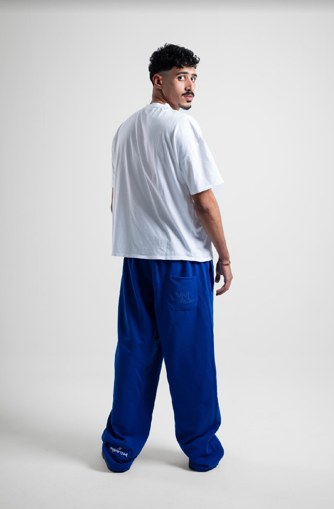 drop v blue sweatpants restock