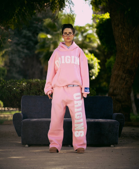 Origins pink sweatpants