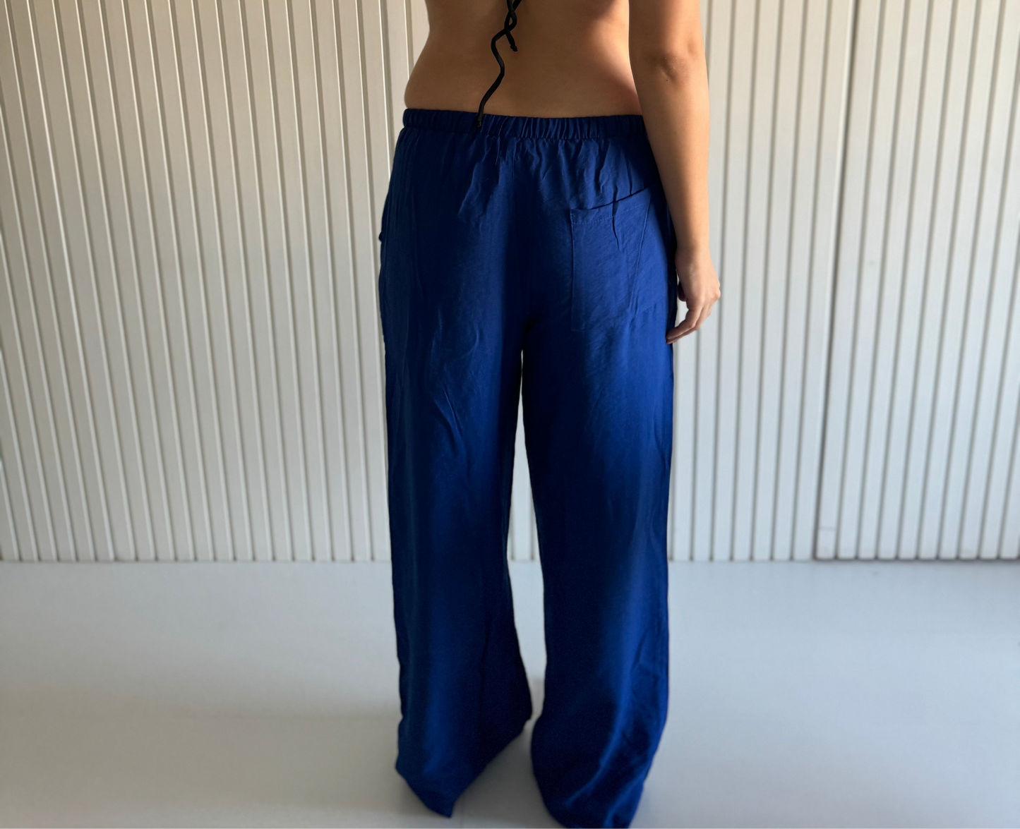 blue linen