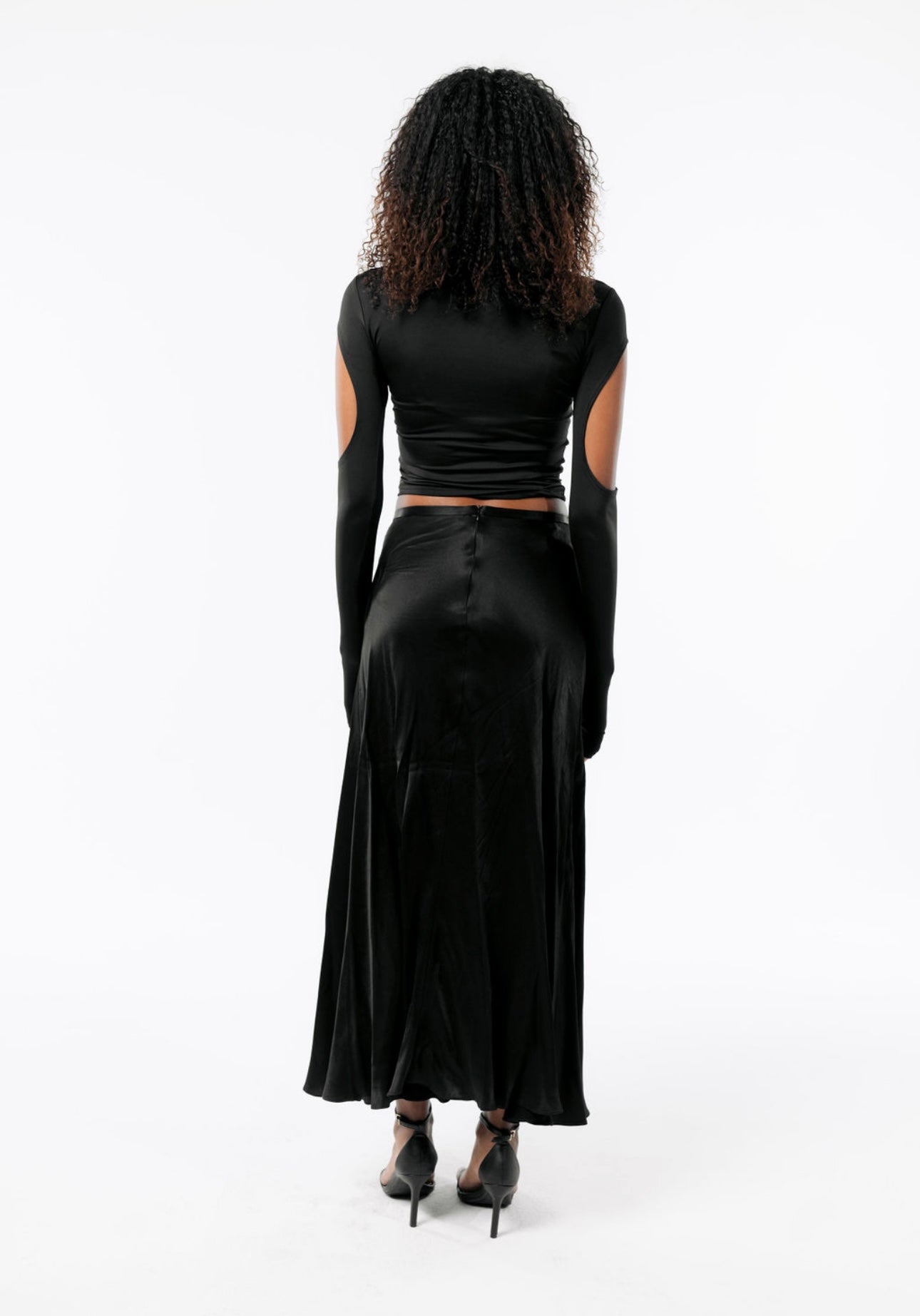 Black cut it sleeves