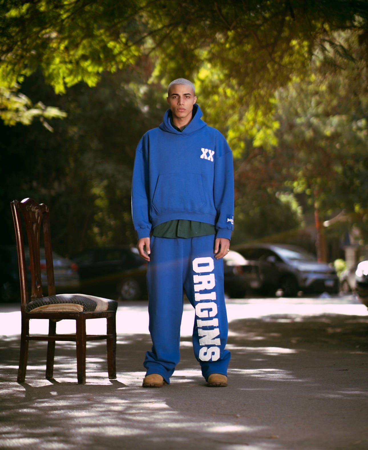 Origins blue sweatpants