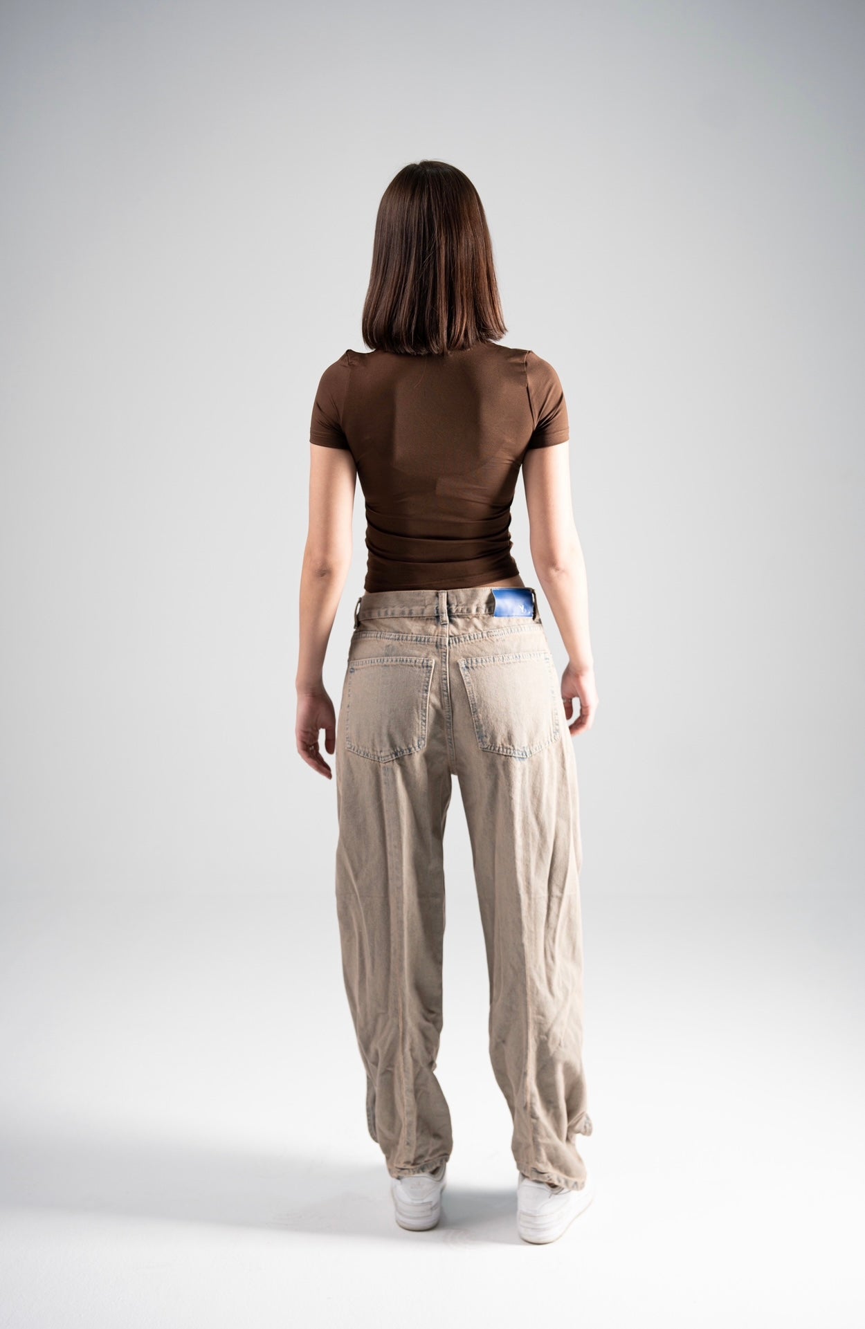 drop VII b-basic top Brown